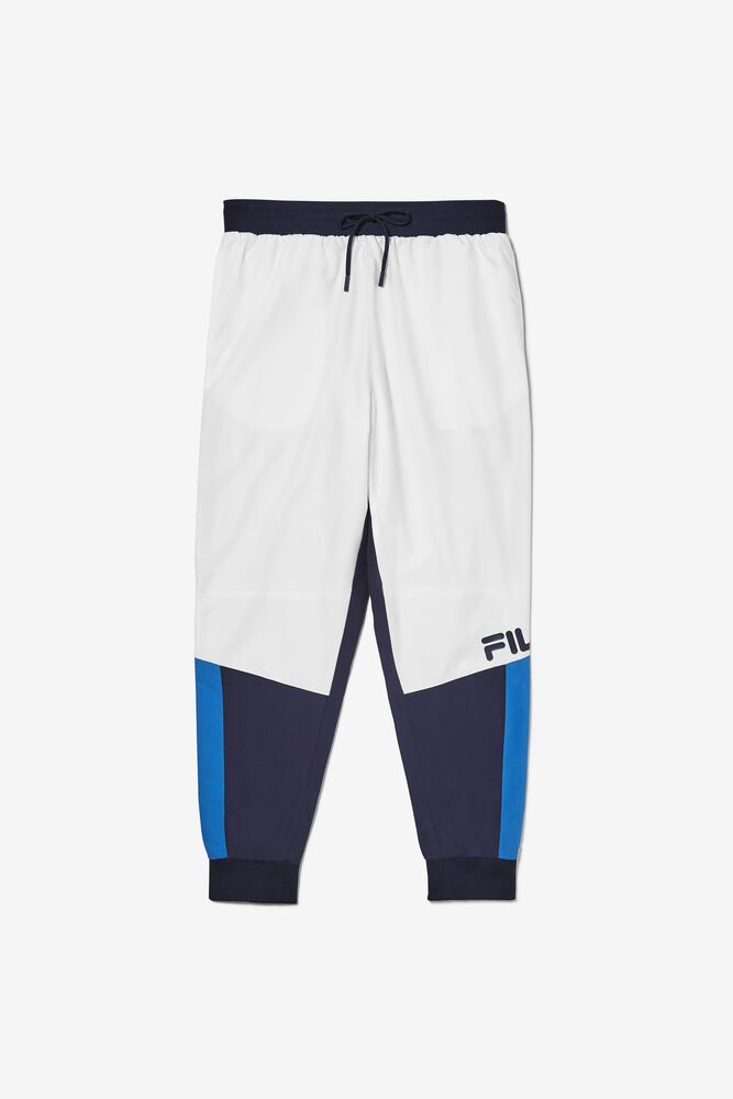 Fila Nohavice Panske Hudson Track Biele - LKWMF1092